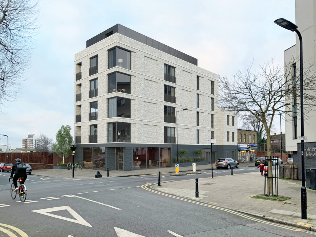 architectural exterior rendering