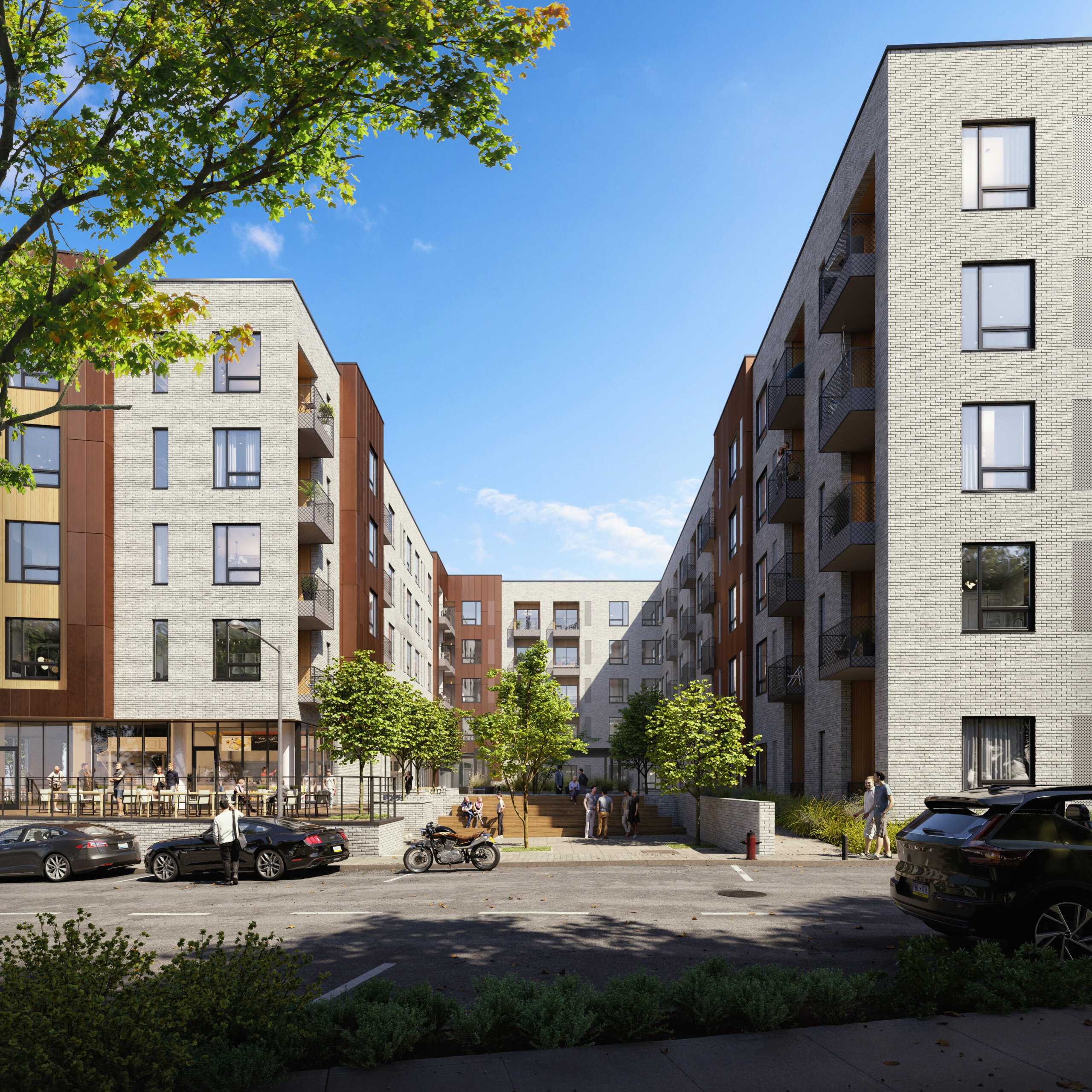 Hight stored building complex