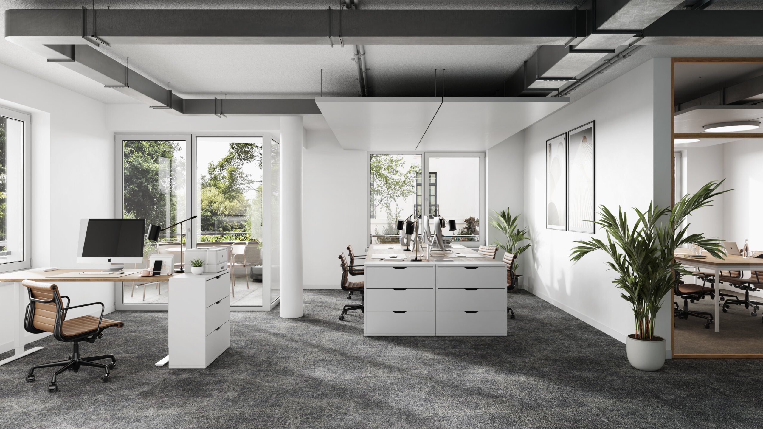 Moderne Bürovisualisierung