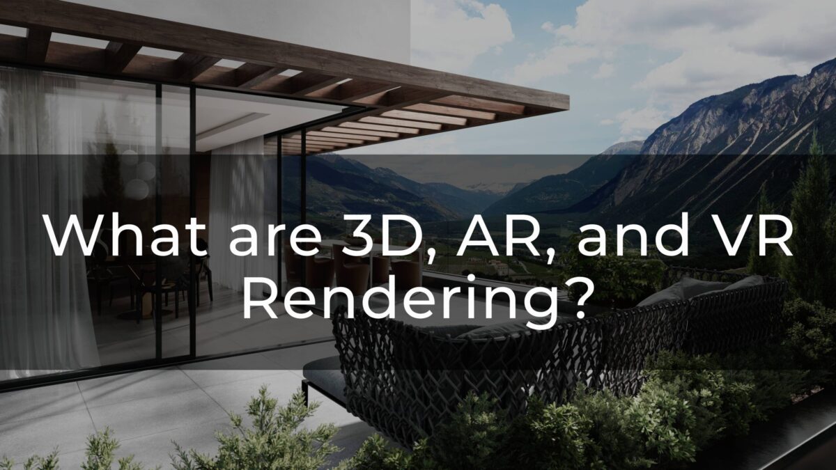 3D AR,VR rendering