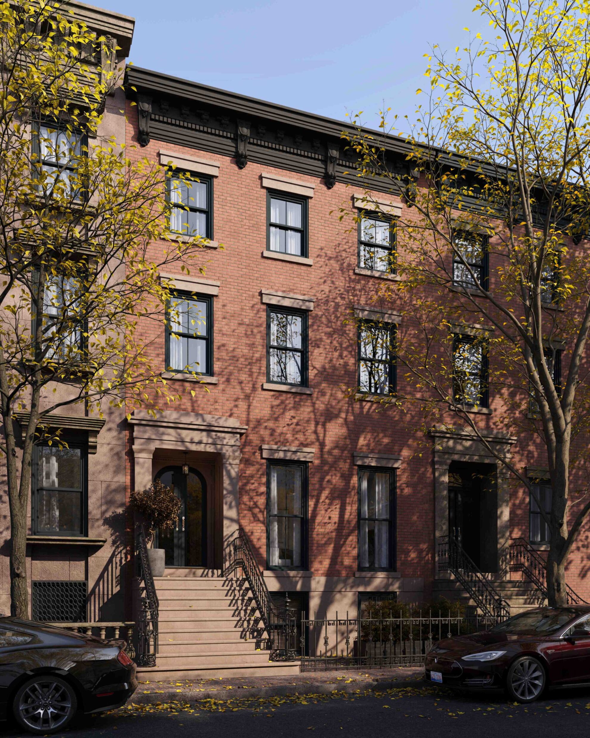 Architecture render New York house