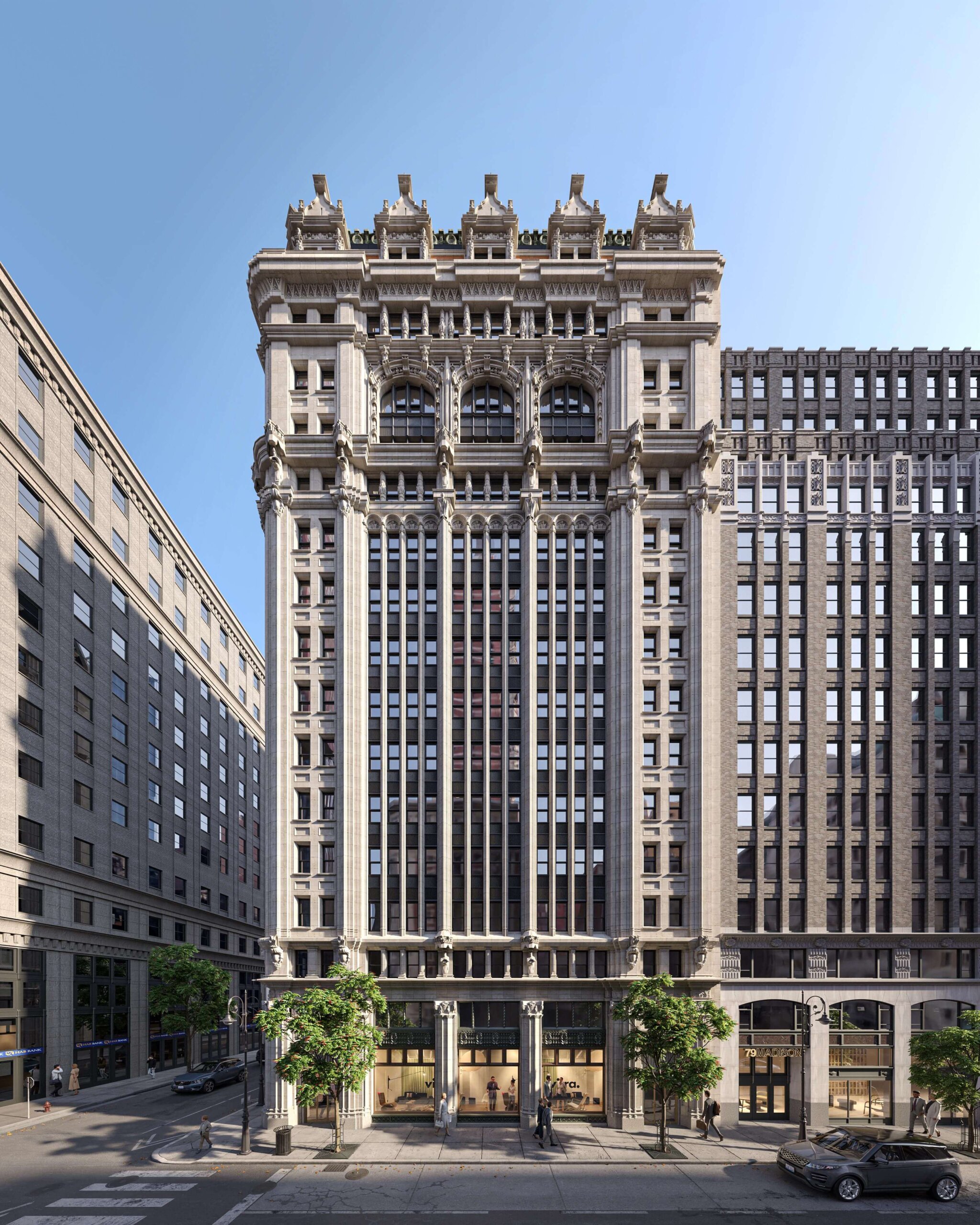 Emmet building NYC exterior visualization