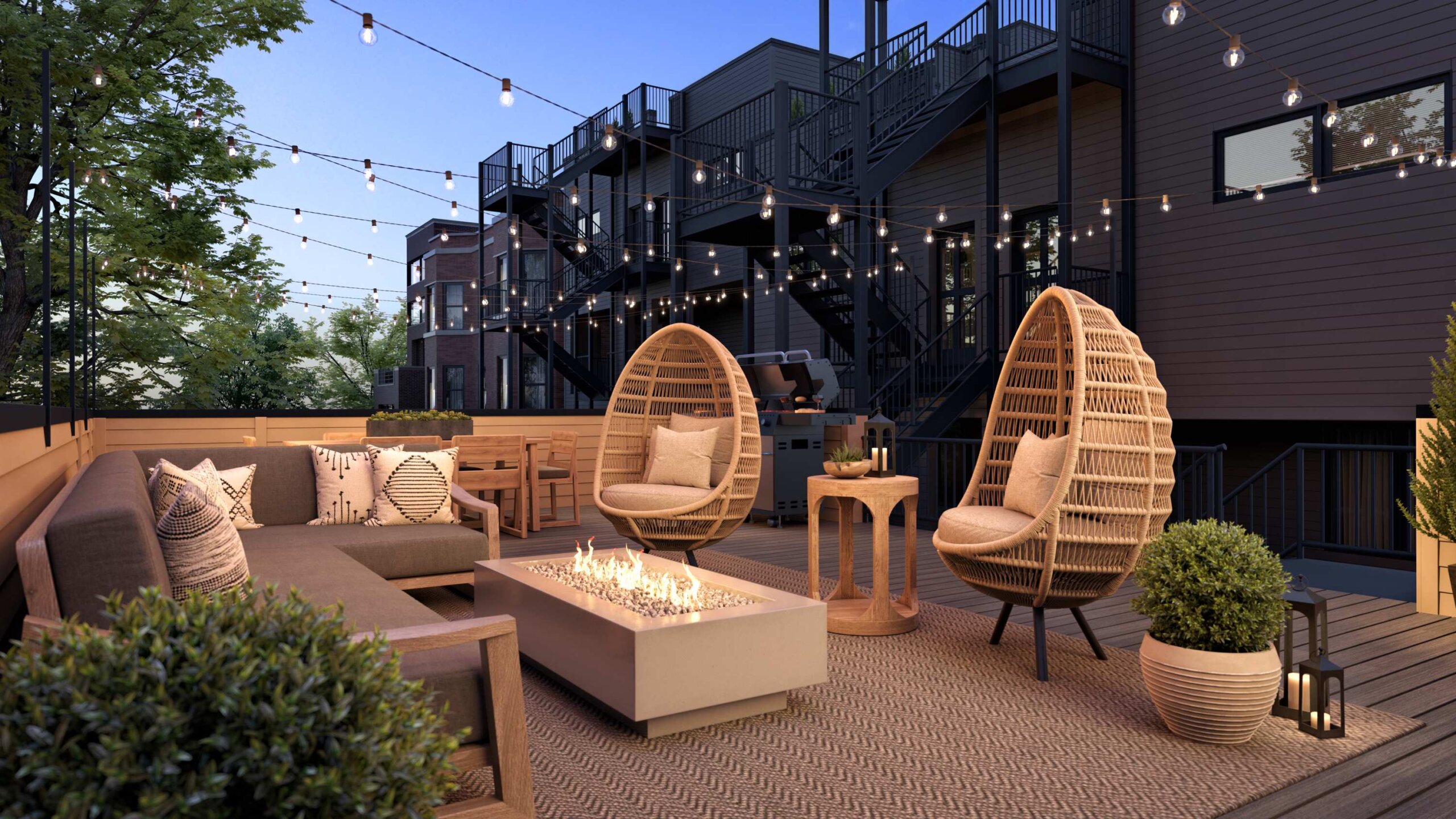 terrace rendering of chicago building