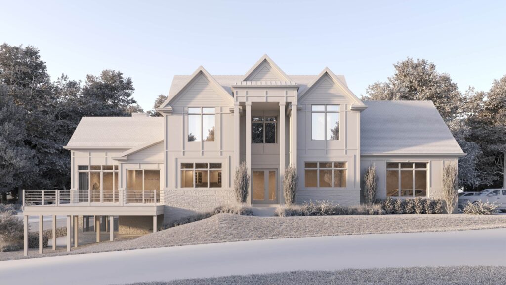 Modélisation 3D extérieure d’une maison