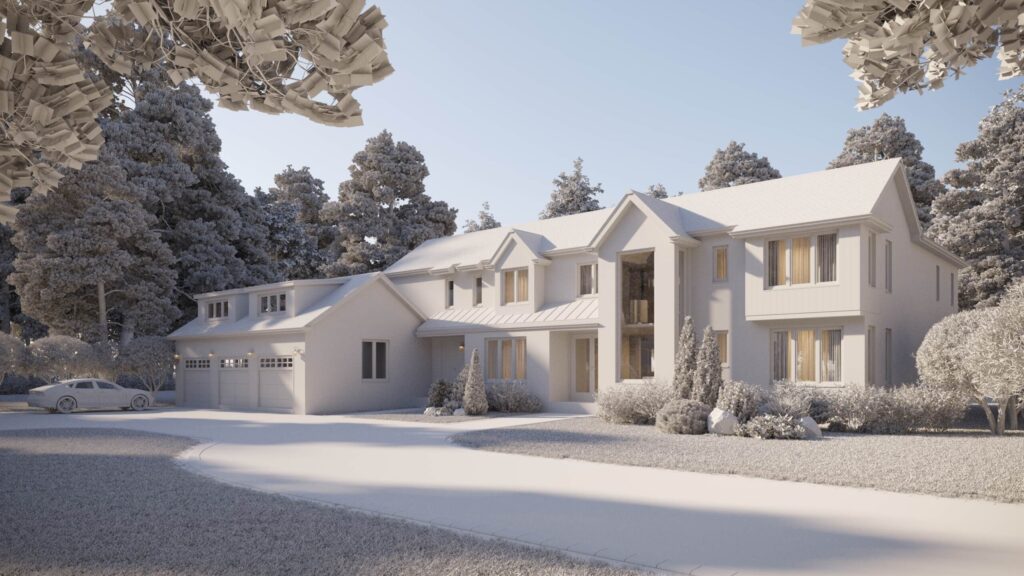 Modélisation architecturale 3D d’une maison
