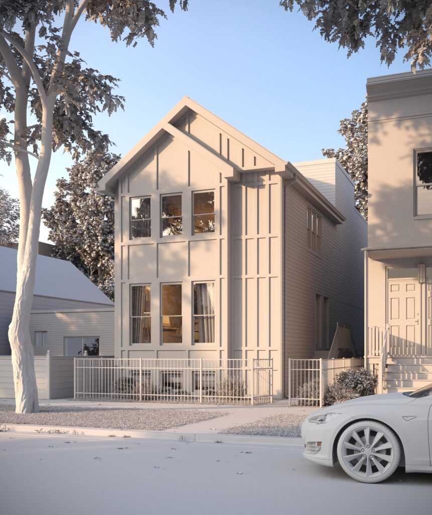 Modélisation architecturale 3D d’une maison individuelle