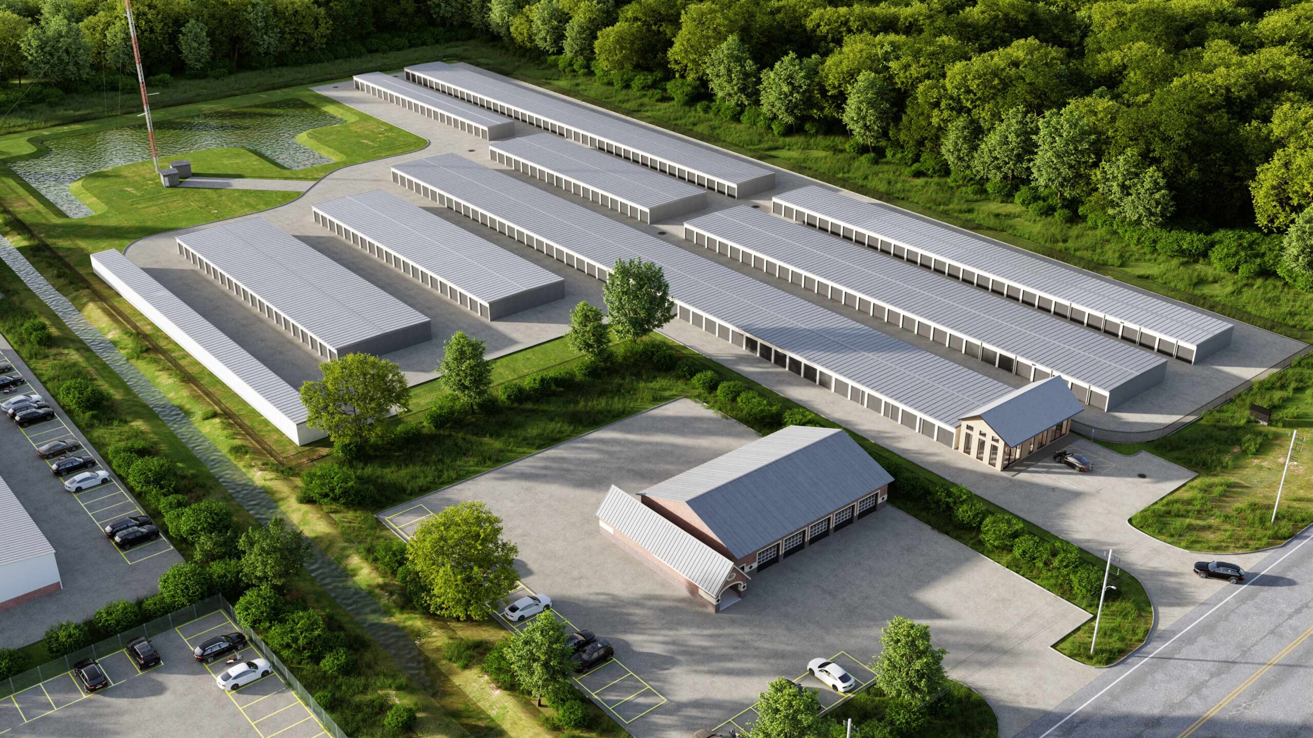 Lageplandarstellung der Gewerbeimmobilie