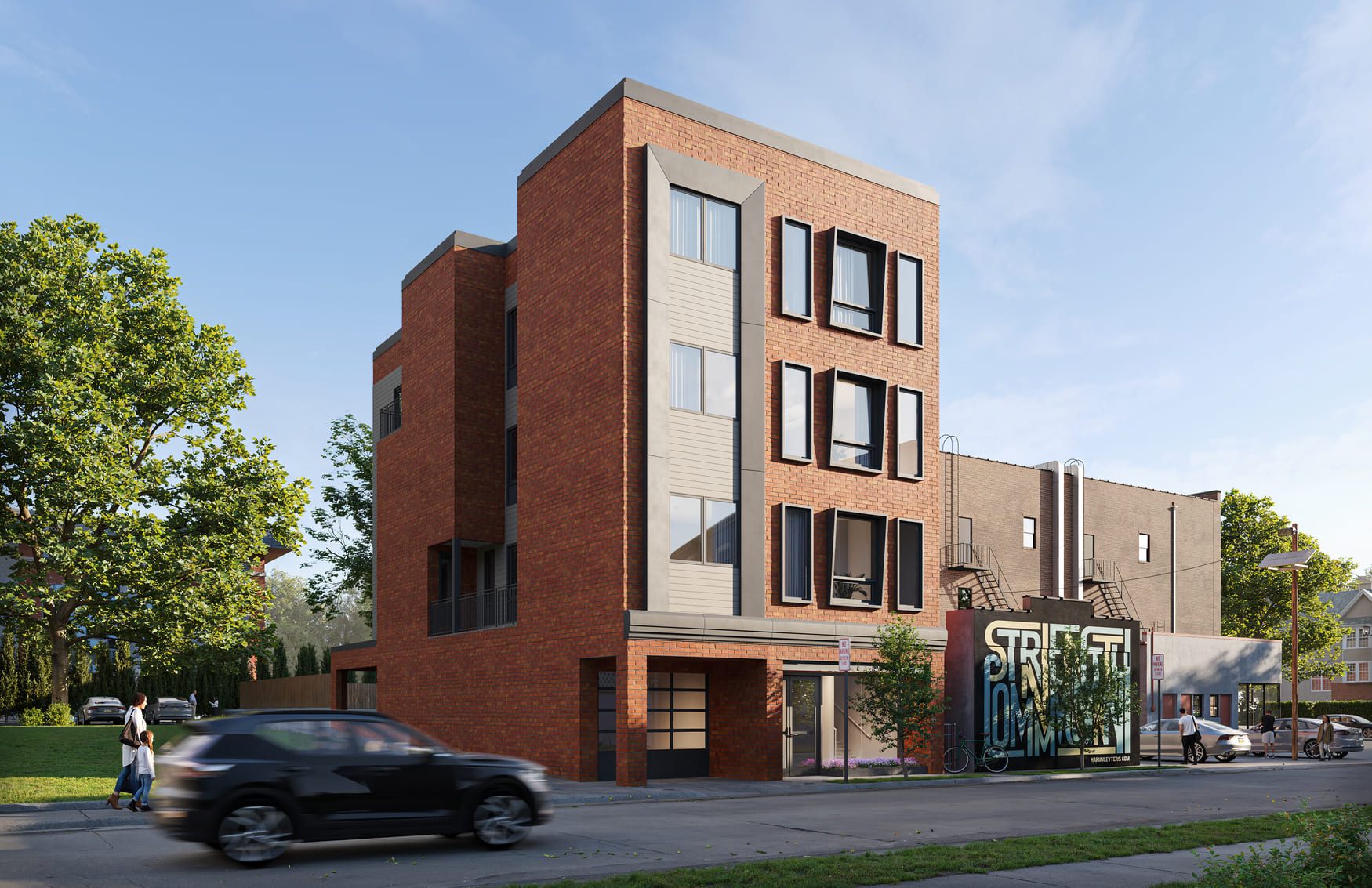 Edificio de apartamentos moderno