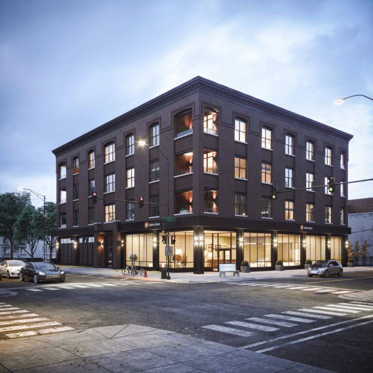 Chicago building in Twilight