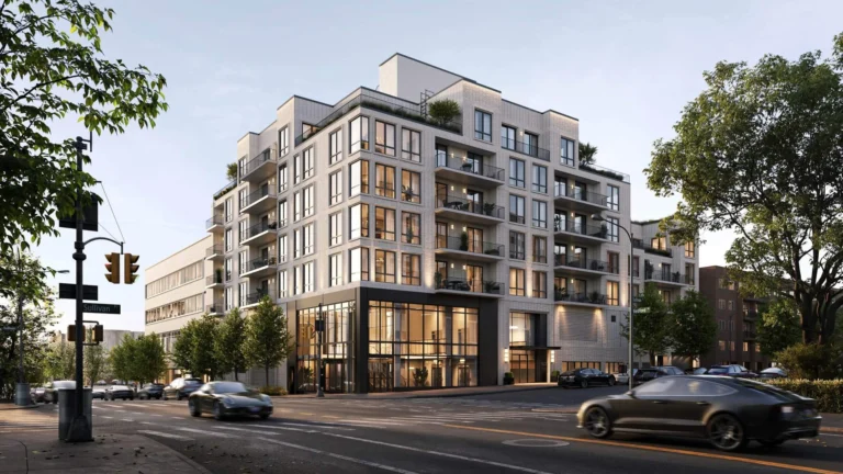exterior rendering of the residential building