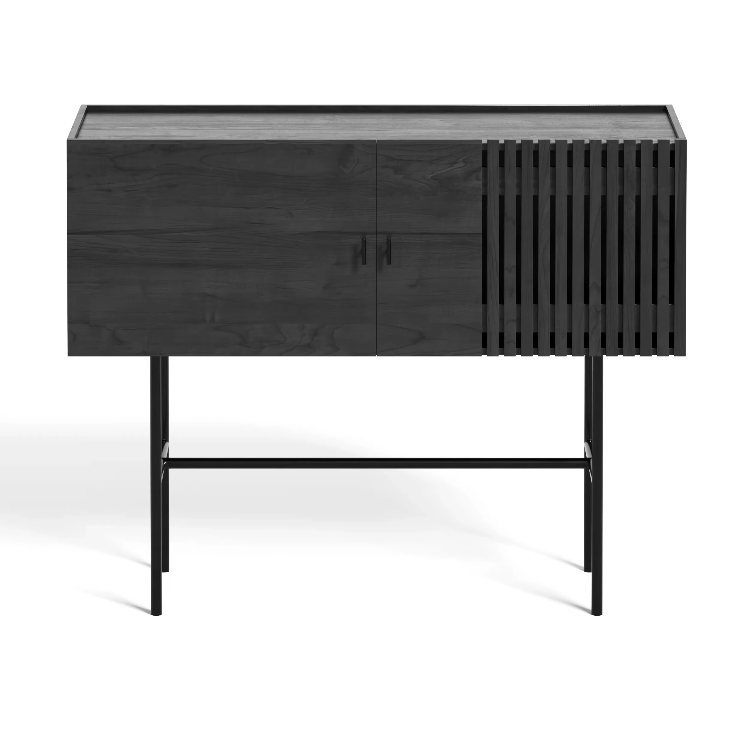 schwarzer Schrank