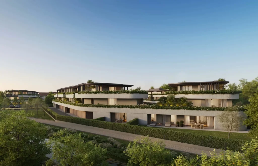 architectural rendering of residential building