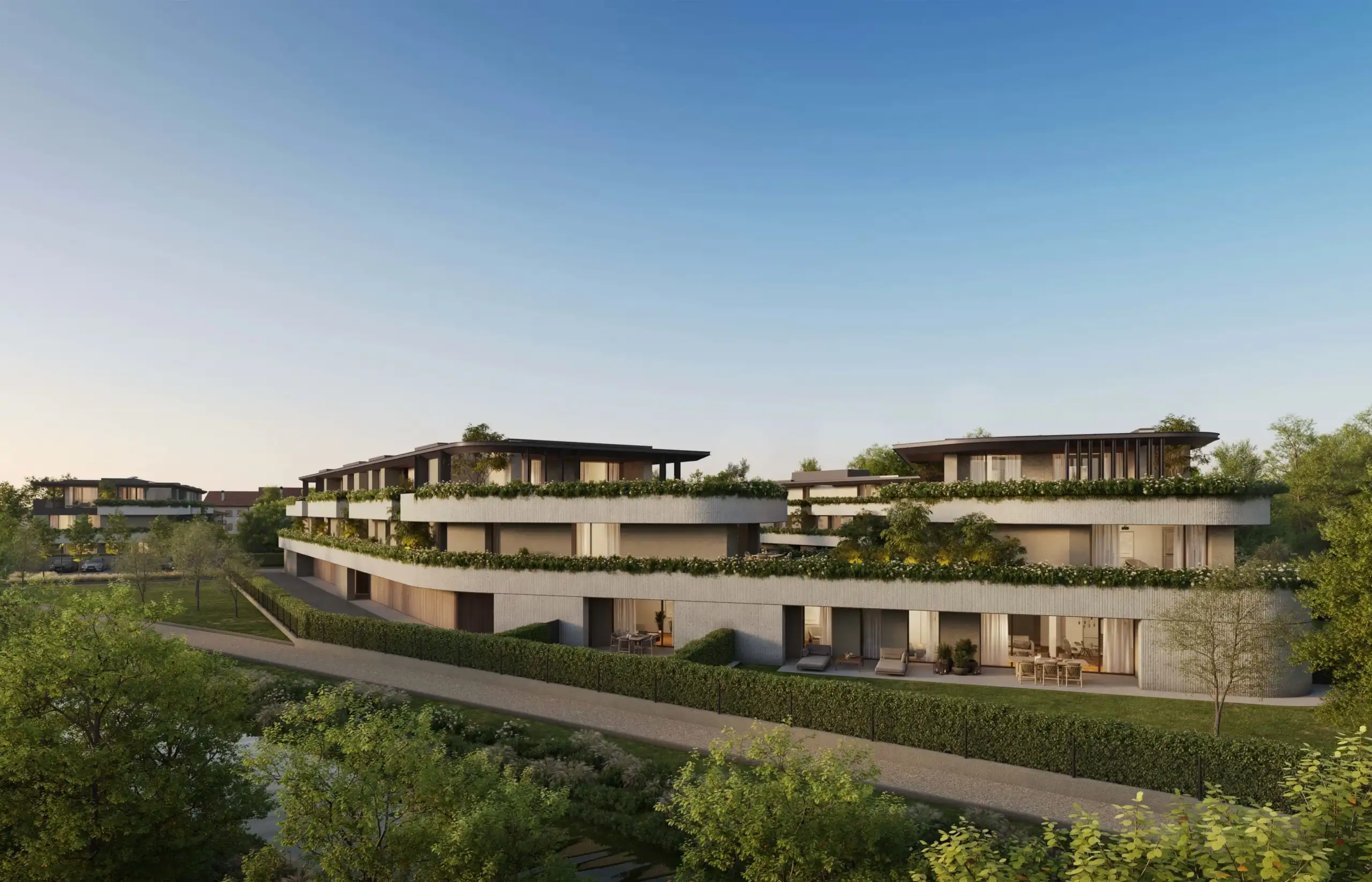 architectural rendering of residential building