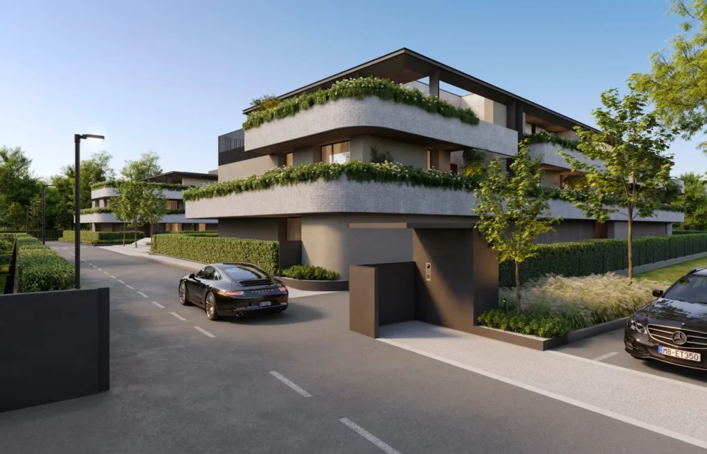architectural rendering of residential rendering