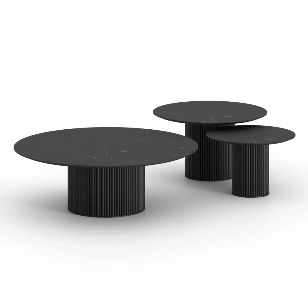 Modélisation 3D d’une table basse noire
