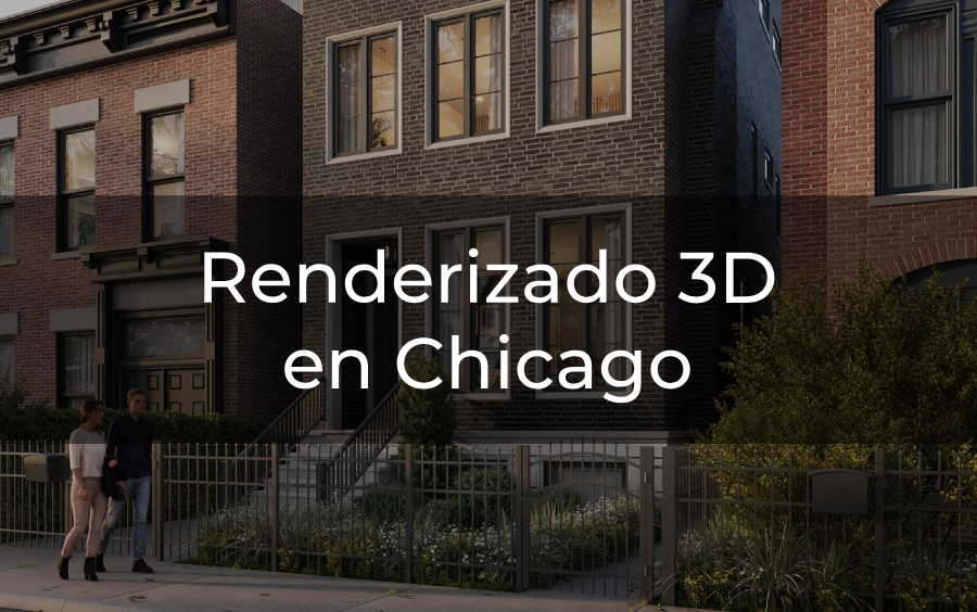 title for 3d rendering Chicago
