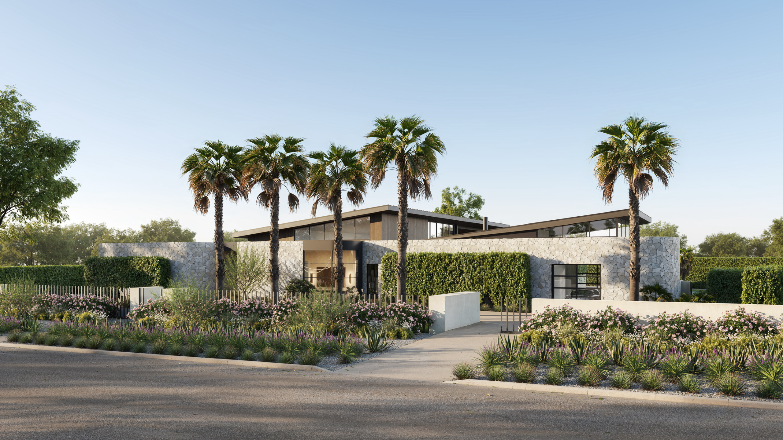 Exterior 3D rendering 