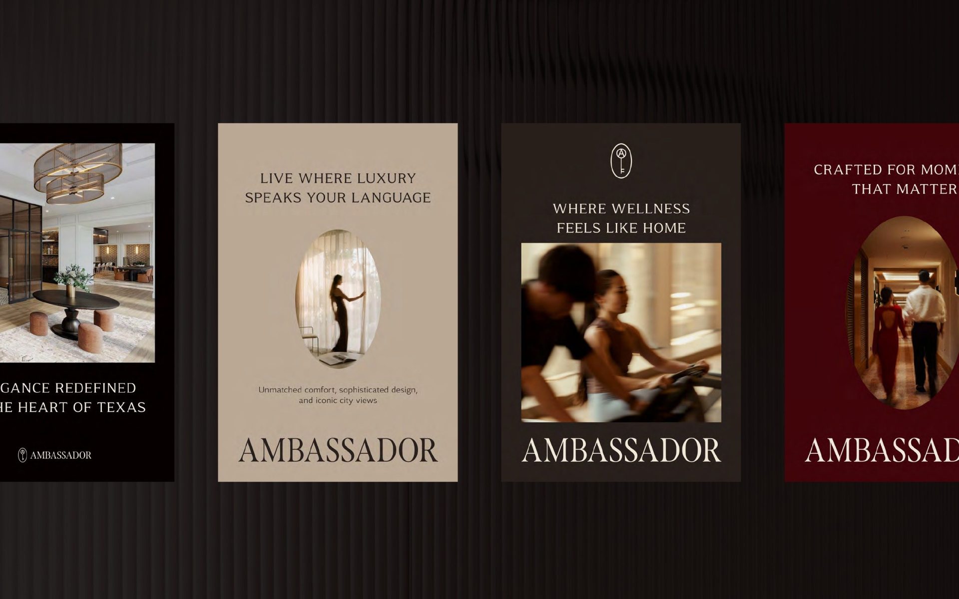 The Ambassador launch campaign posters