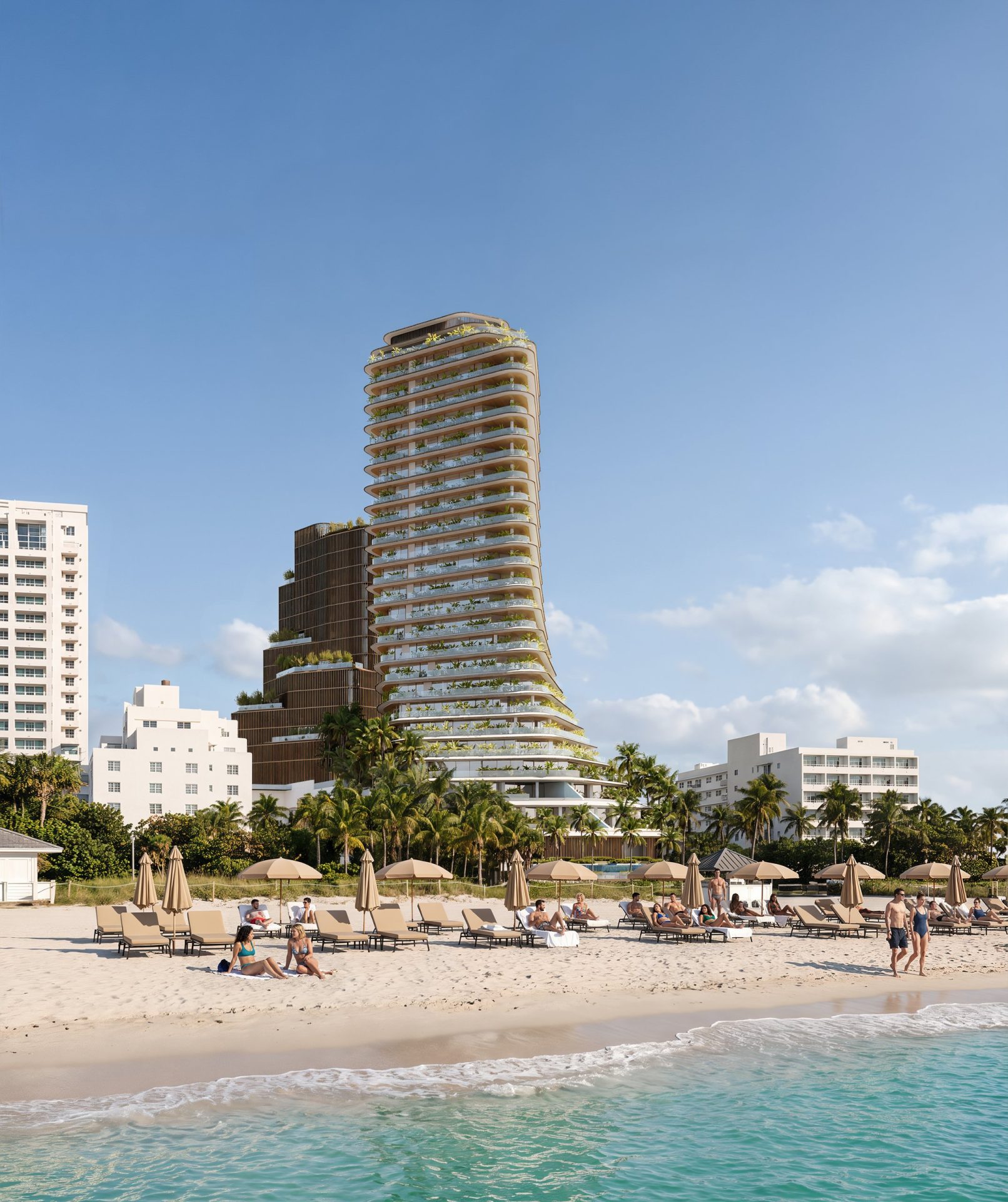 Baymont from the beach