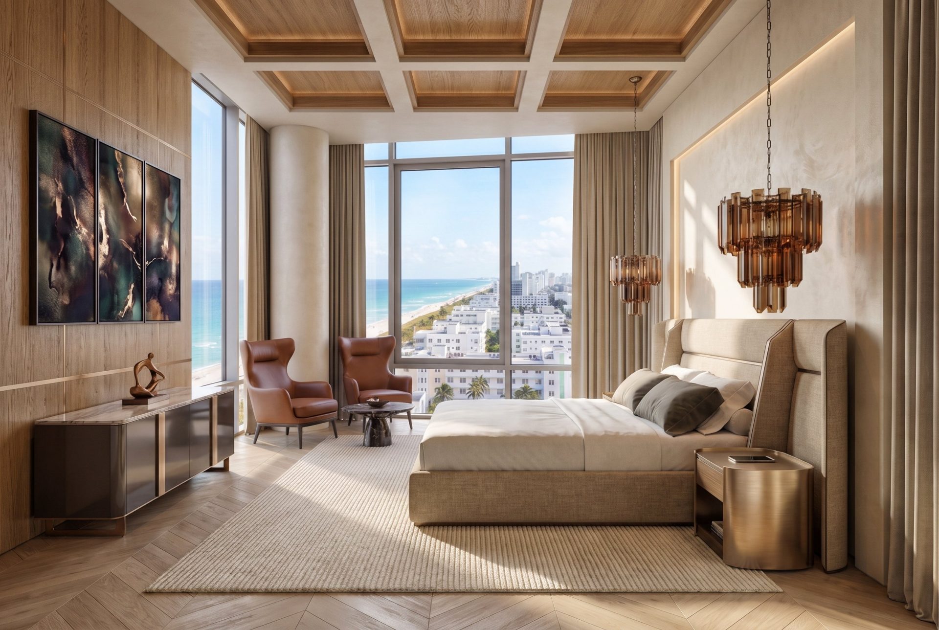 Baymont residence, bedroom