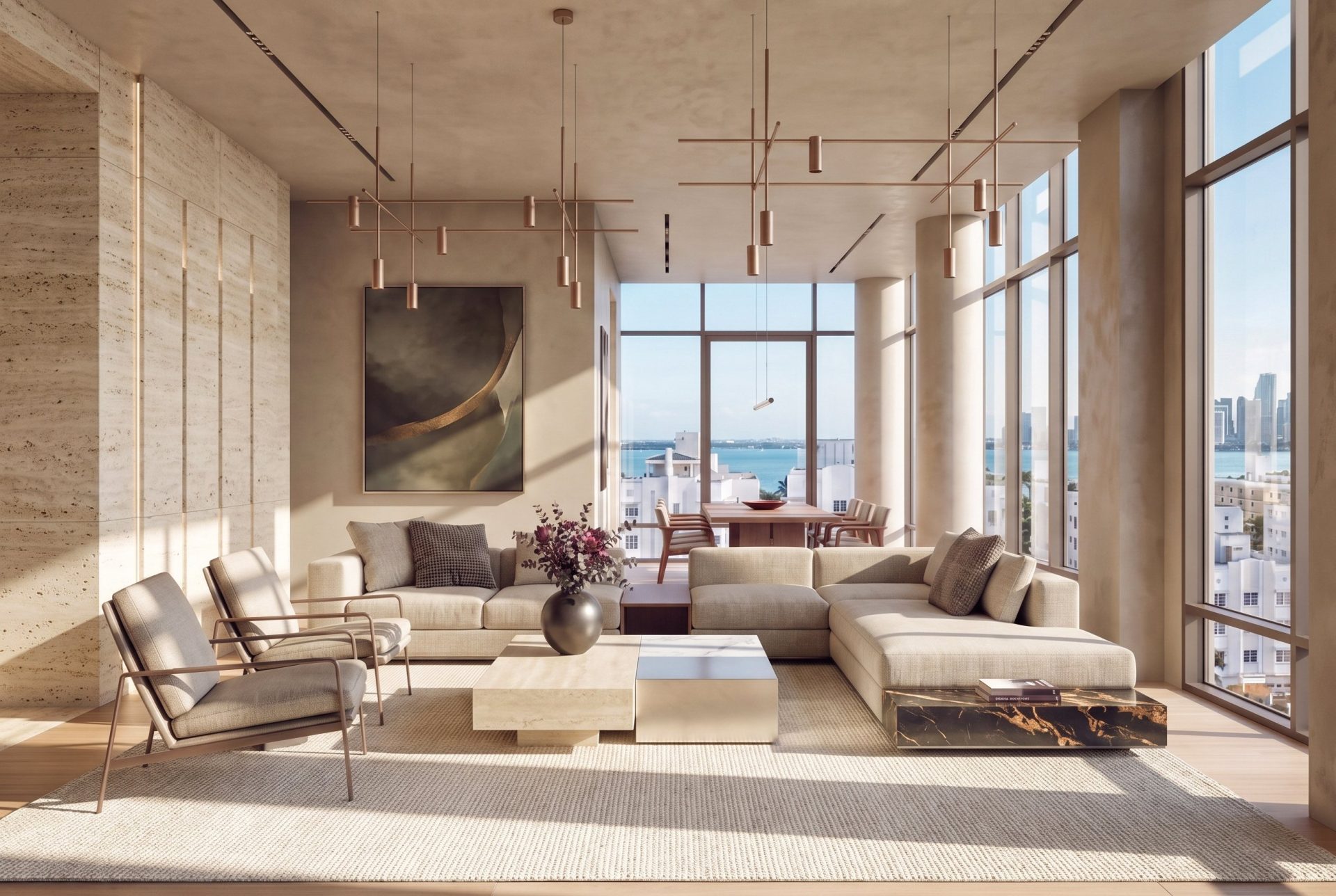 Baymont residence, living room