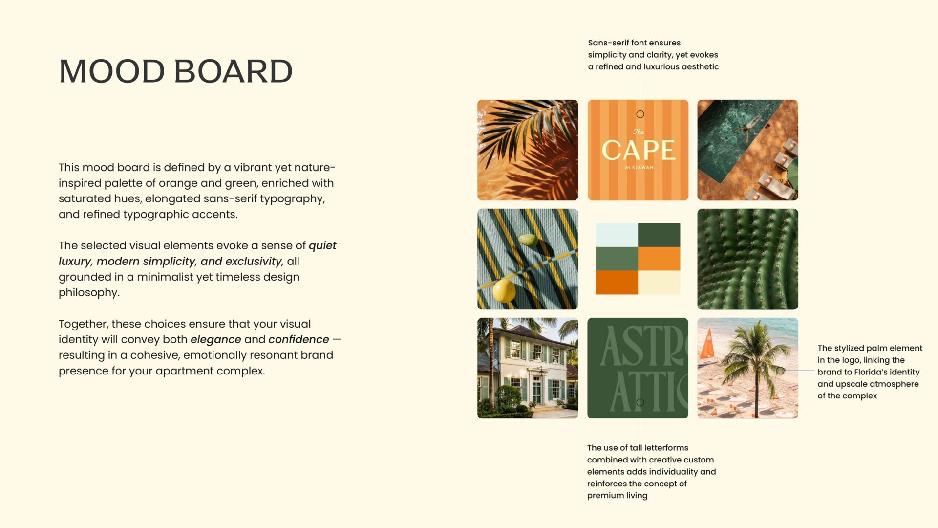 Citrus Vista mood board