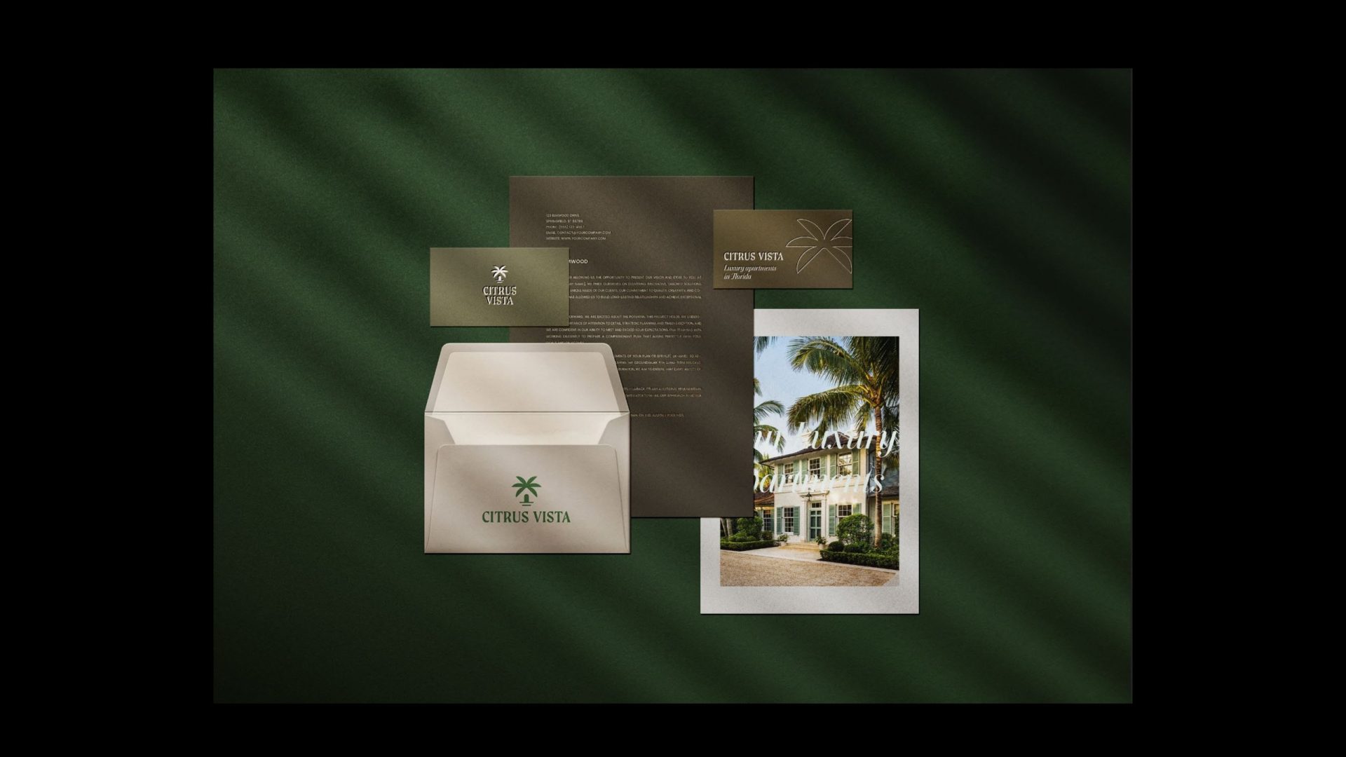 Citrus Vista stationery