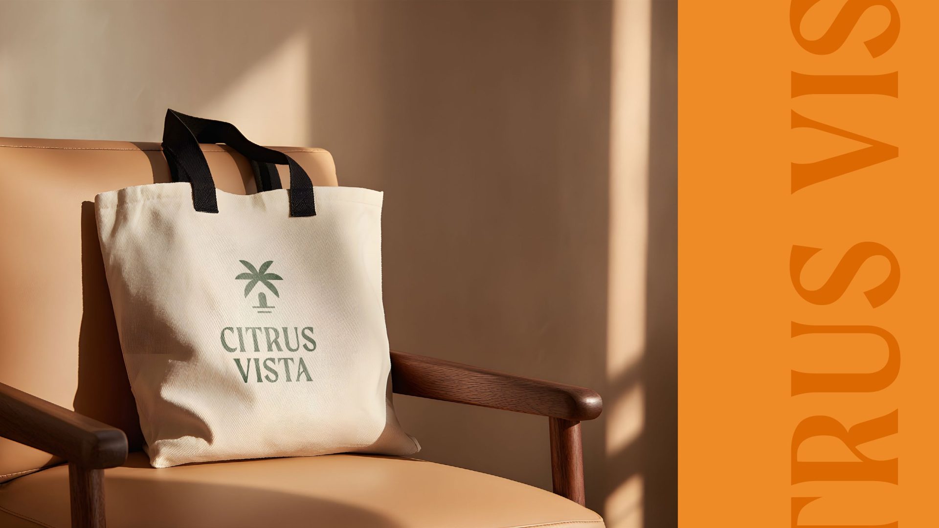 Citrus Vista tote bag