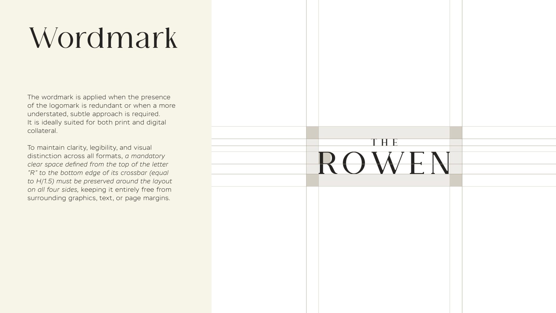 The Rowen wordmark