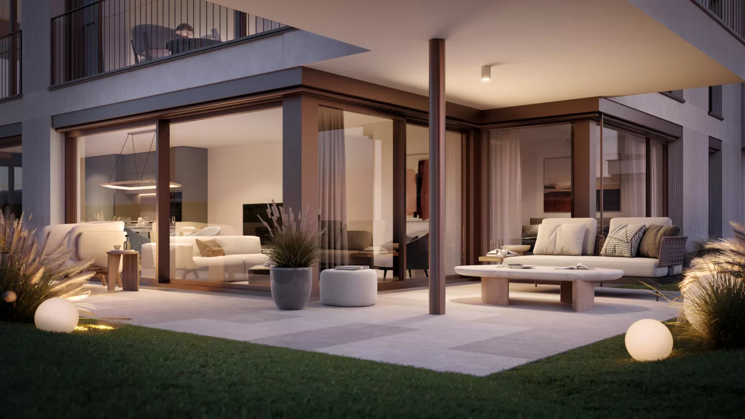 Exterior house 3D visualization
